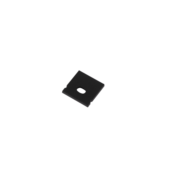 End Cap with hole for Surface Mounted Profile 20x20mm IP20 Black image 2