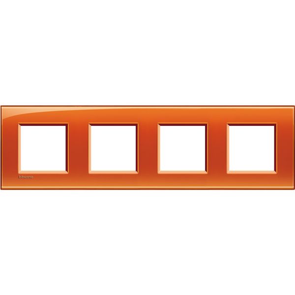 LL - cover plate 2x4P 71mm deep orange image 2