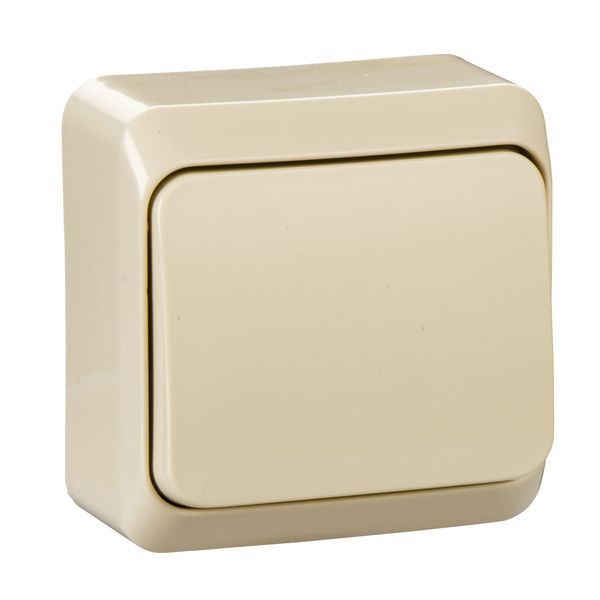 PRIMA - 1pole switch - 10AX, beige image 2