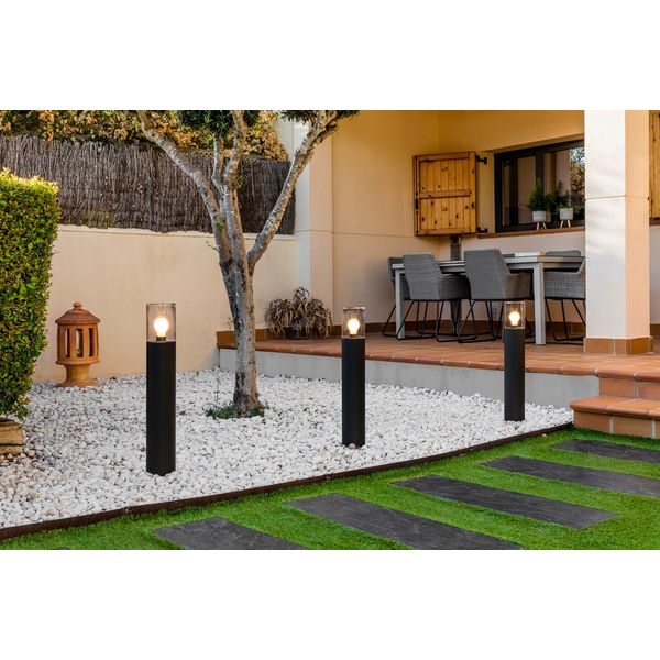 KILA POLE L.H700 E27 DARK GREY TRANSP.GLASS image 2