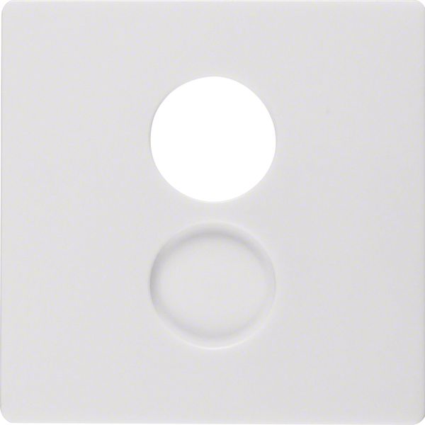 Centre plate for loudspeaker soc. out., Q.1/Q.3, p. white velvety image 3