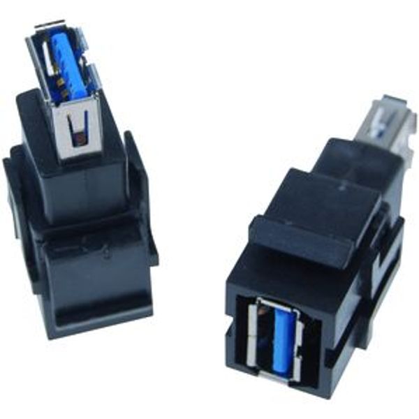 Keystone USB 3.0zwart image 1