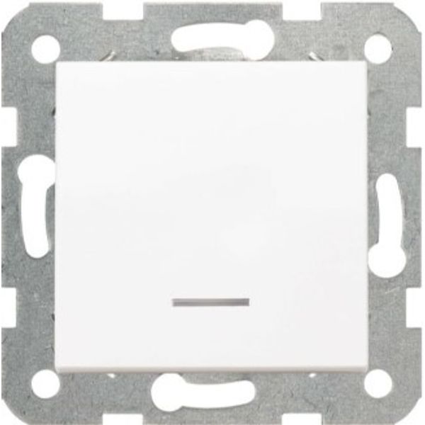 Karre-Meridian White (Quick Connection) Illuminated Light Switch image 1