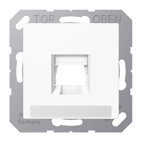 Centre plate for MJ IF f. 1 socket A1569-1NAWEWW image 1