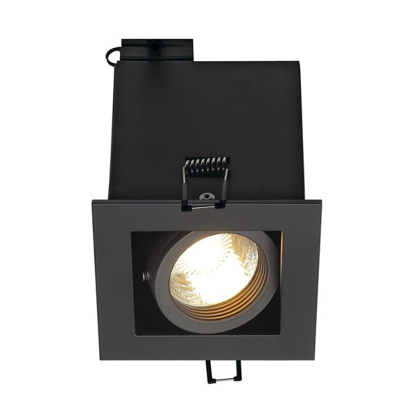 KADUX 1 GU10 Downlight, angular, matt black, max. 50W image 3