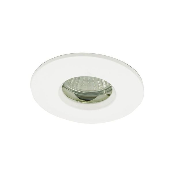 IP65 MR16/GU10 Die-Cast Bathroom Downlight White image 1