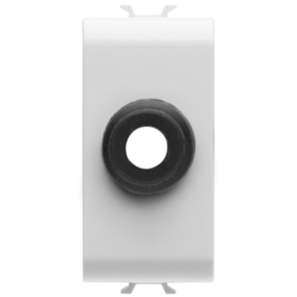 CABLE OUTLET - 1 MODULE - GLOSSY WHITE - CHORUSMART image 1