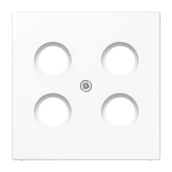 Cover plate for SAT-TV socket Hirschmann LS990-4SAT1WW image 3