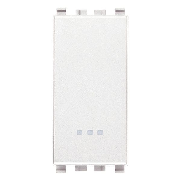 1P 10AX 2-way switch screwless white image 1