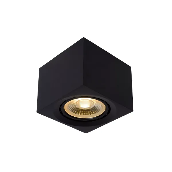 FEDLER Ceilingspotlight Dim-to-warm GU10 Square Bl image 1