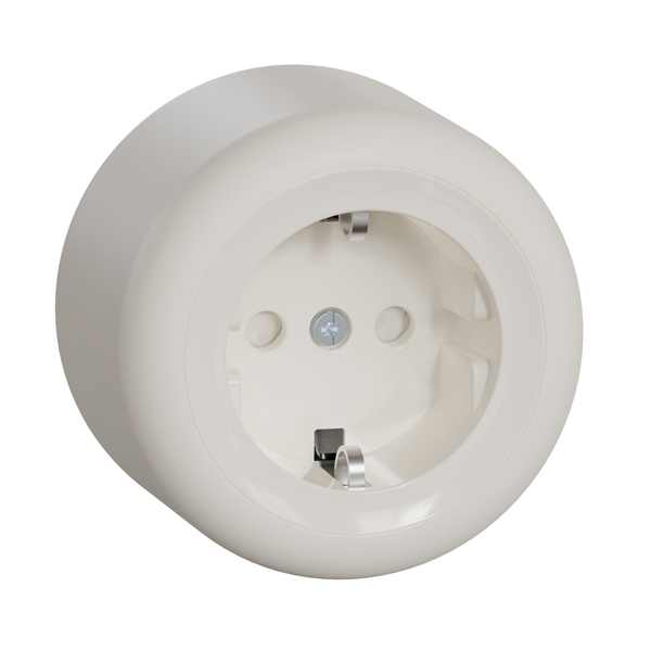 Renova Surf SSO Earth Screwless White Socket image 4