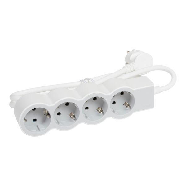 MOES STD SCH  4X2P+E 1,5M WHITE/GREY image 5