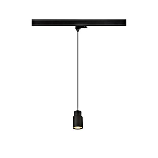 PURI 2.0 Tube 3~ pendant lamp GU10 max. 1x 6W  black image 1