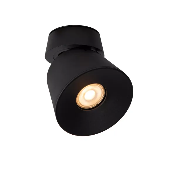 Lucide TRIGONO - Ceiling spotlight - Ø 10,5 cm - 1xGU10 - Black image 1