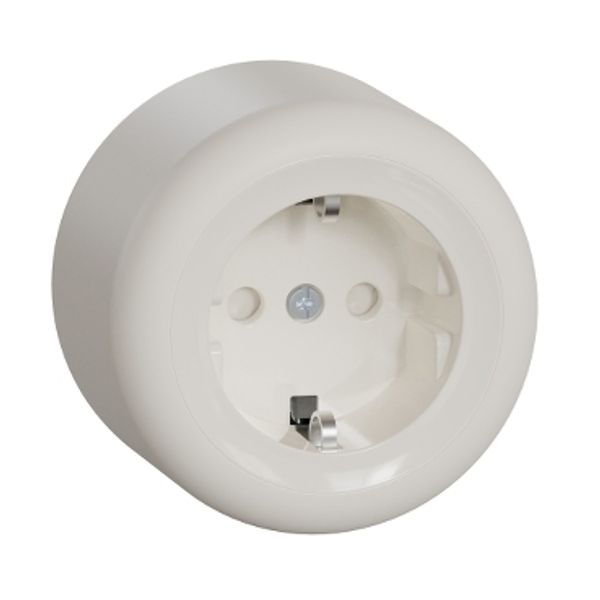 Renova Surf SSO Earth Screwless White Socket image 2