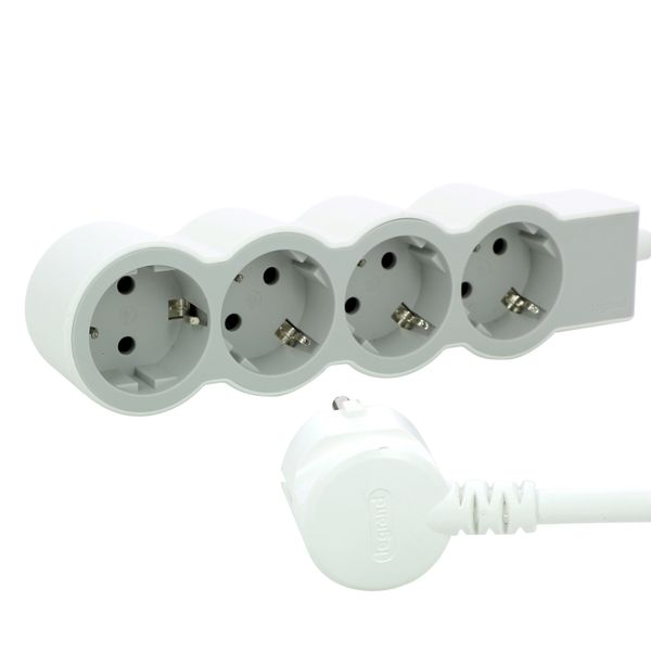 MOES STD SCH  4X2P+E 1,5M WHITE/GREY image 6