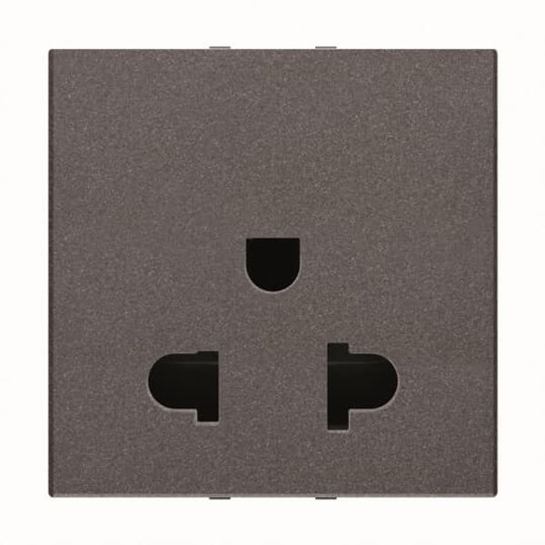 N2238 AN Socket outlet Anthracite - Zenit image 1