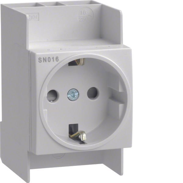 Modular socket 16A Schuko image 1