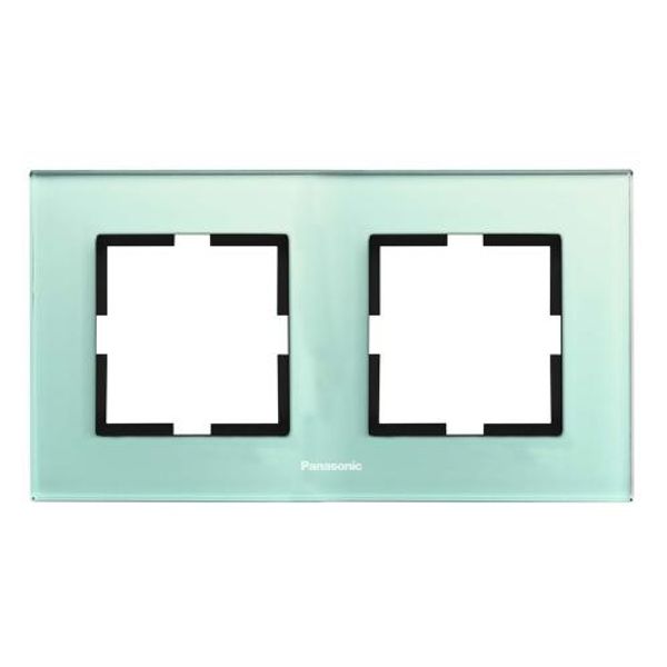 Karre Plus Accessory Green Two Gang Frame image 1