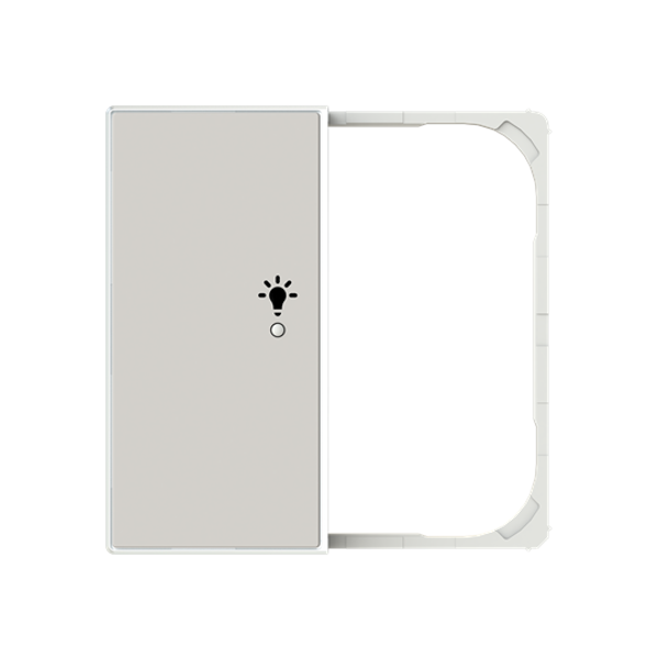 SRL-2-R-85DN Cover F@H SKY 2C.RI.Light for Switch/push button Two-part button Sand - Sky Niessen image 1