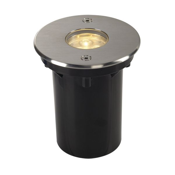 DASAR LED LV, 6W, 3000K, 12-25V, IP67, round, st. steel 316 image 4