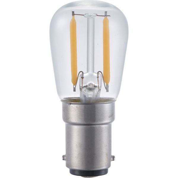 LED Ba15d Fila Pygmy P26x56 230V 140Lm 1.5W 925 AC Clear Non-Dim image 1