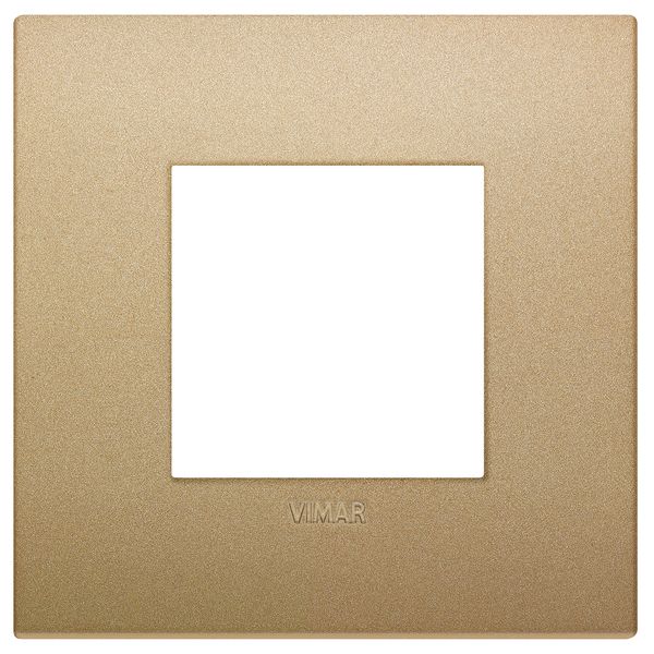 Classic plate 2M technopolymer matt gold image 1