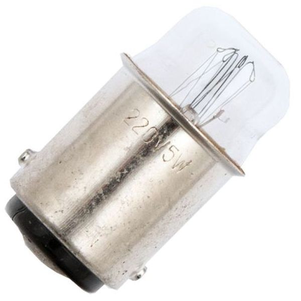 Ba15d T14x30 220V 22mA 5W C-7A 2Khrs Clear image 1