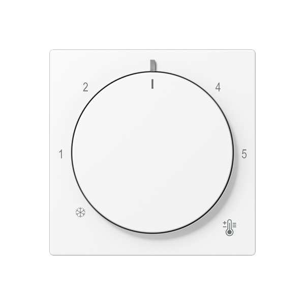 Centre plate with knob room thermostat A1749BFWWM image 1