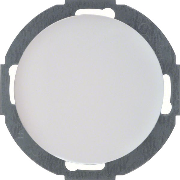 Blind plug centre plate, R.classic, p. white glossy image 1