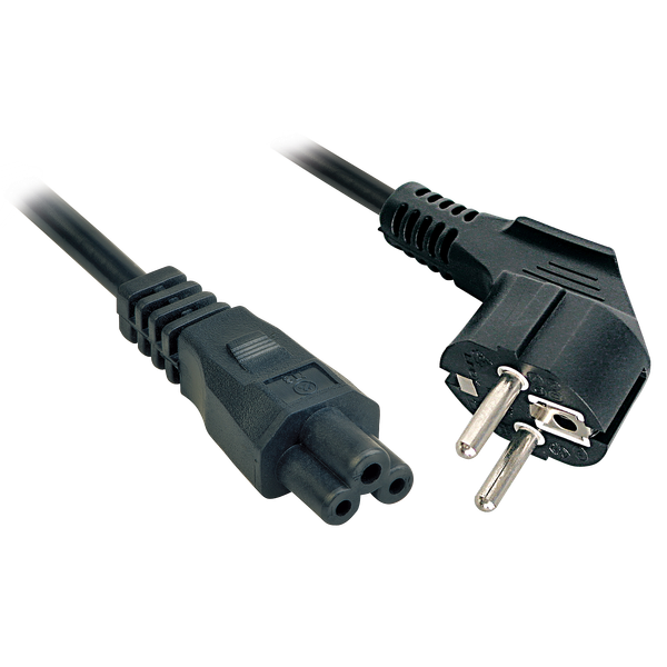 3m Schuko to C5 Mains Cable Schuko Plug to IEC C5 Connector image 1