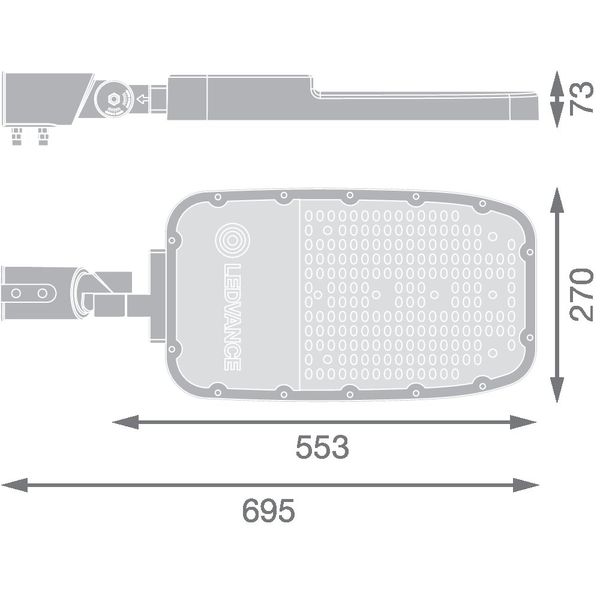 STREETLIGHT AREA EXTRA LARGE RV35ST 150W 730 RV35ST GY image 10