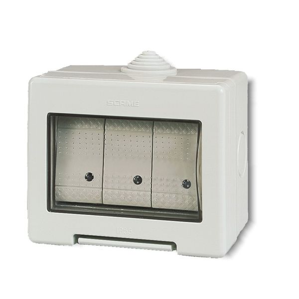 UNIBOX ENCLOSURE IP55 3X2-WAY SWITCH image 3