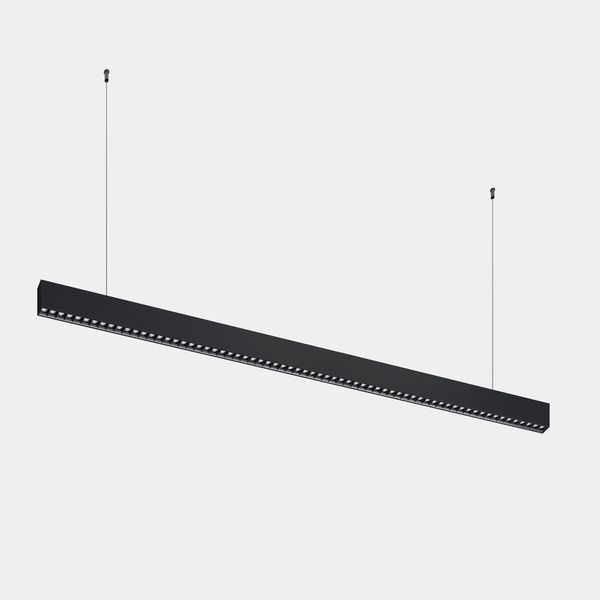 Lineal lighting system Infinite Slim Continuidad Pendant 1680mm 43.1 4000K CRI 90 DALI-2/PUSH Black IP40 4656lm image 1