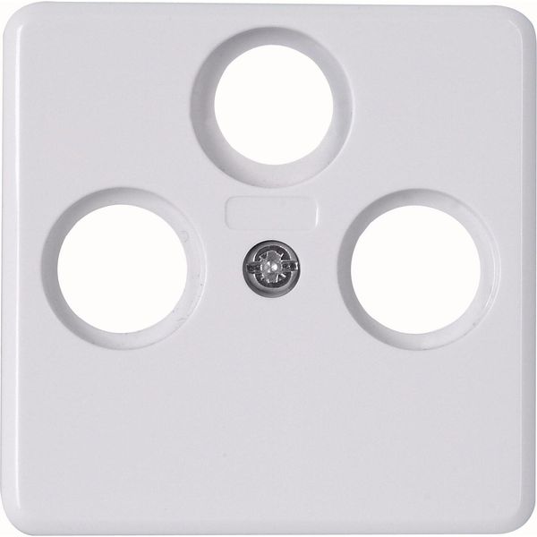 HK02 - Antenna cover for antenna socket TV/RF/SAT, color: arctic white image 1