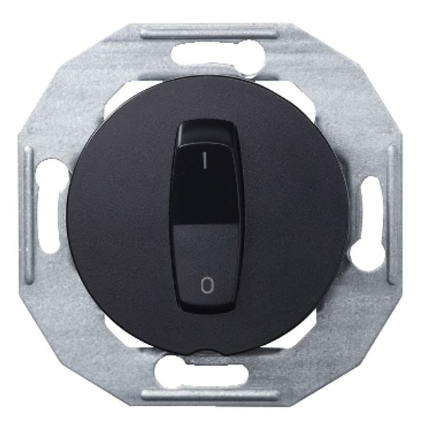 Renova rocker switch 2 pole 16 A 250 V black image 2