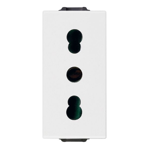 2P+E 16A P17/11 outlet white image 1