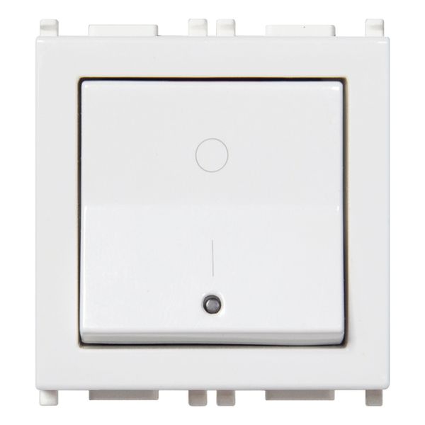 2P 32A 1-way switch white image 1