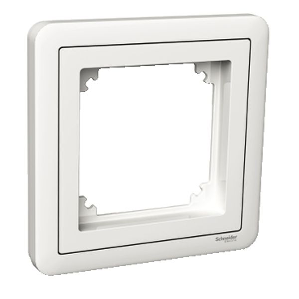 Exxact Combi 1-gang frame white image 3