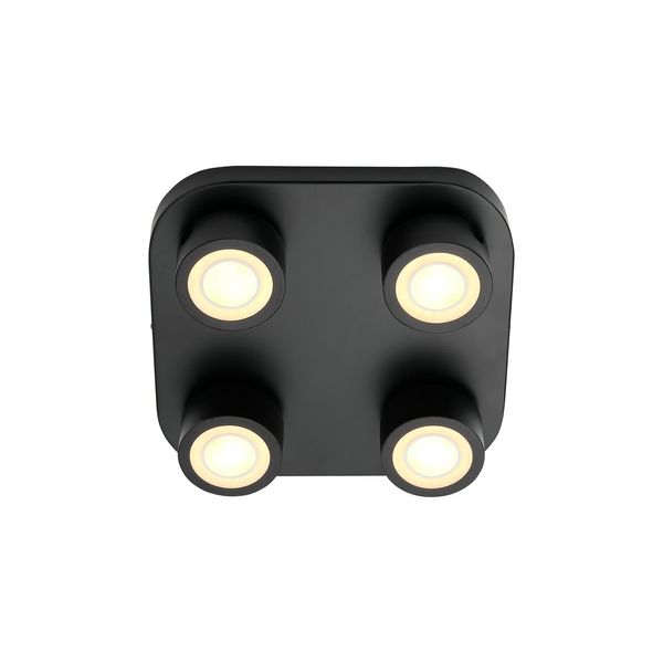 Clyde 4-Spot | Ceiling light | Black image 1