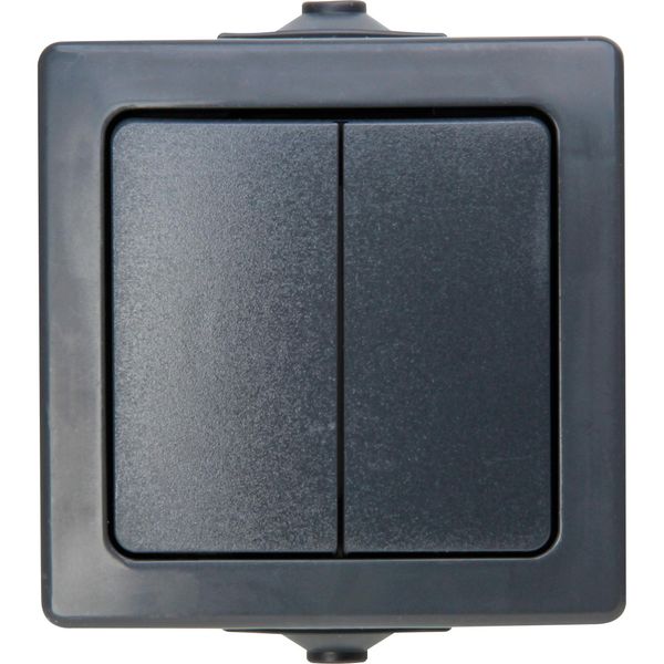 Series switch, NAUTIC, colour: anthracit image 1