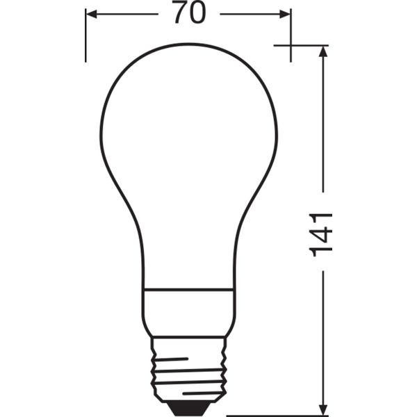 LED CLASSIC A DIM P 18W 827 Frosted E27 image 6