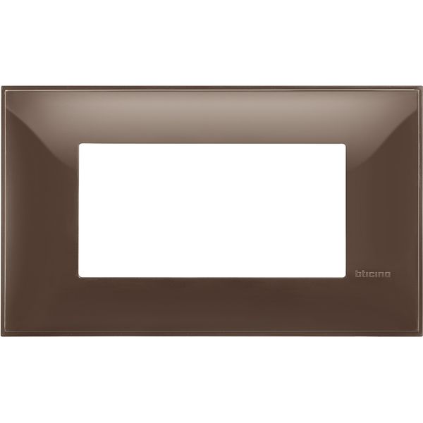 CLASSIA - COVER PLATE 4P MOKA image 1