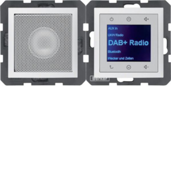 Radio Touch with Loudspeaker DAB+, Bluetooth S.1/B.x polar white matt image 1