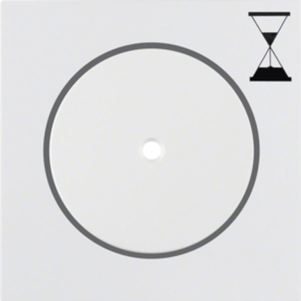 Centre plate f. time relay insert, push-b. clearlens, S.1/B.3/B.7, p.w image 2