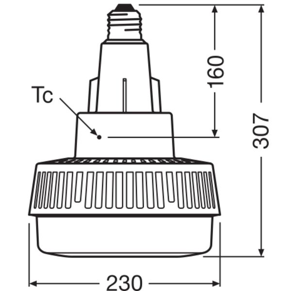 HQI LED HIGHBAY 400 120 ° 140 W/4000 K E40 image 7