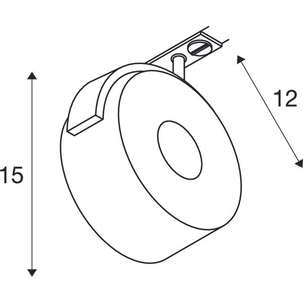 KALU TRACK LEDDISK Spot, 3000K, incl. 1P.-adapter, white image 3