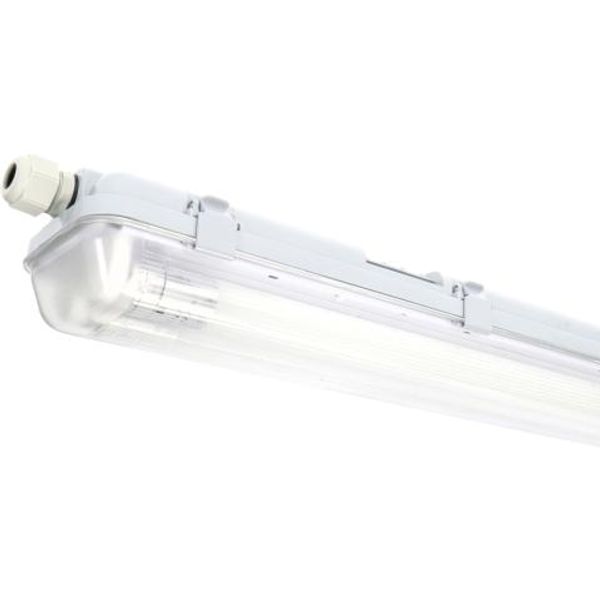 LED TL Luminaire with Tube - 2x14W 120cm 4200lm 4000K IP65 image 1