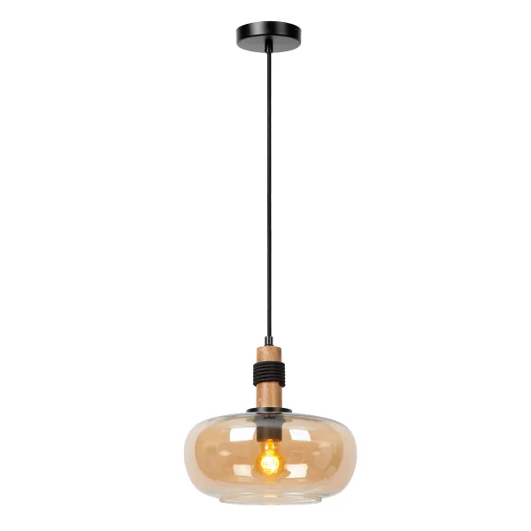 ILONA Pendant light-Amber-Ø30-1xE27-40W-Glass image 1