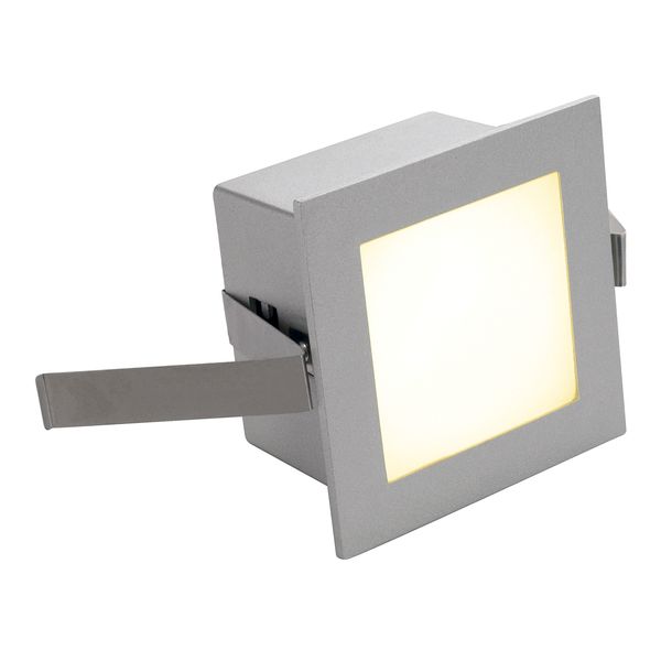 FRAME BASIC LED, 1W, 350mA, warmwhite, angular, silvergrey image 1